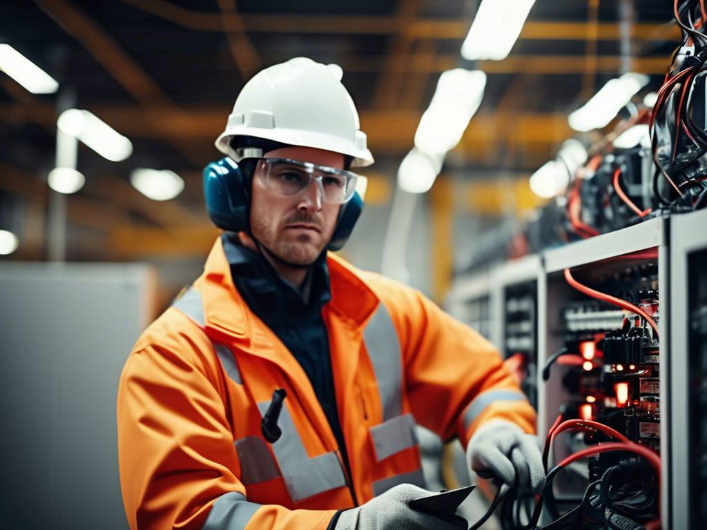 Jak elektryk dba o swoje zdrowie w pracy z wysokim napięciem?